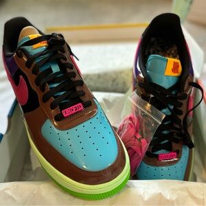 Nike Undefeated Air Force 1 Low SP Fauna Brown/Pink Prime Multi  Men’s Size 12
